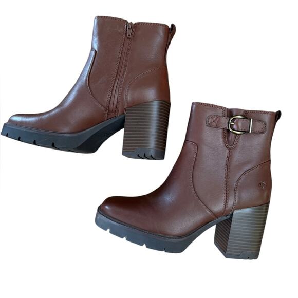 NWOT Naturalizer Wilde Weatherproof Ankle Brown Boots – 9.5M - Picture 5 of 9